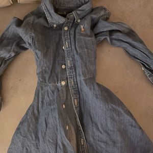 Toddler denim dress
